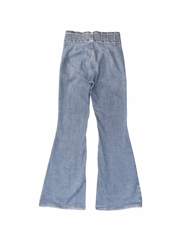 Free People We The Free Jayde Flare Jeans 29- Waist 27” High Rise Boho Retro - Image 3