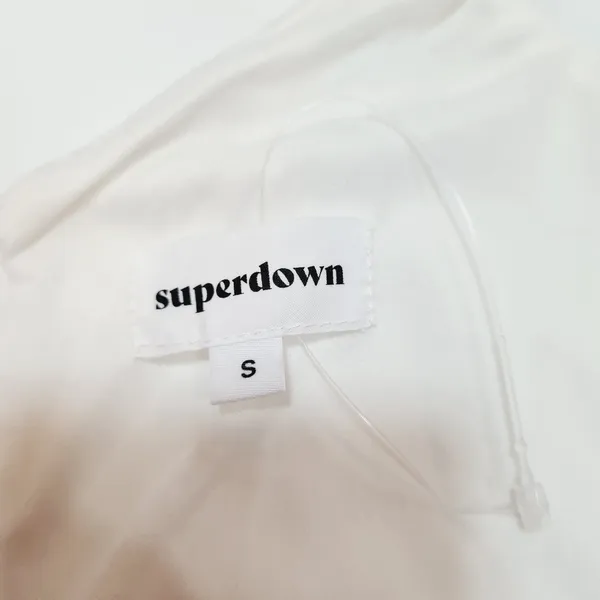 Superdown Wren Bustier Top in White - Image 9