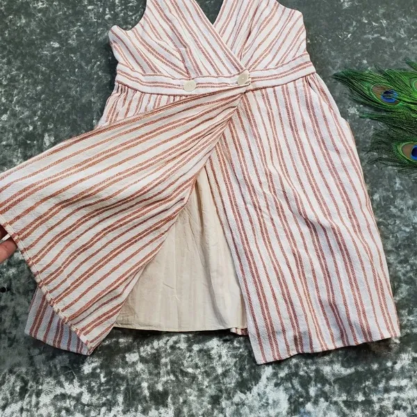 Zara Striped Wrap Dress TRF‎ Collection - Image 2