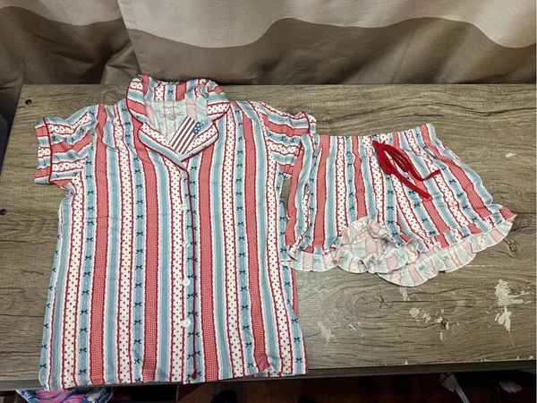 In my jammers Heritage Striped Women's Short Set size xs NWT - Image 3