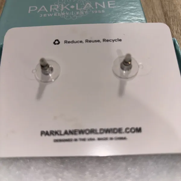 Park Lane Crepe Earrings Silver-  Posts - Image 3