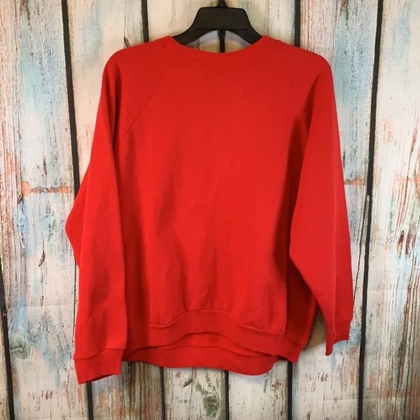 Vintage Hanes God Keeps His Promises Noah’s Ark Red Sweatshirt Sz L - Image 5