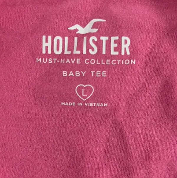 Hollister Pink Crop Top - Image 2