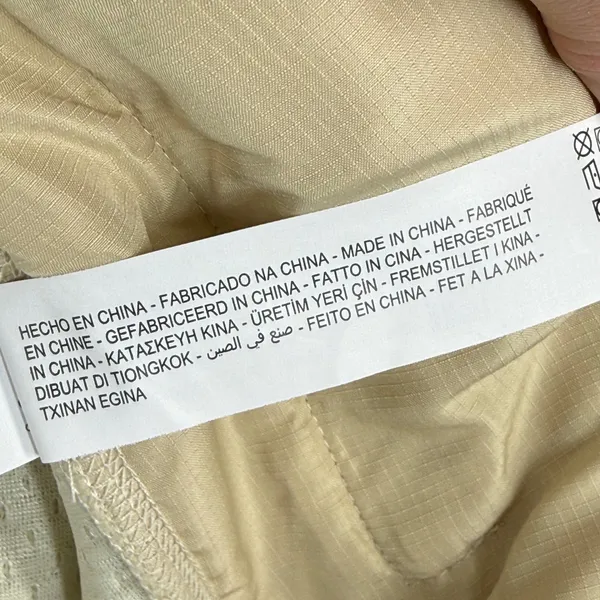 ZARA Sherpa Fleece Jacket Beige Full Zip Pockets Mock Neck Women's M‎ - Image 8