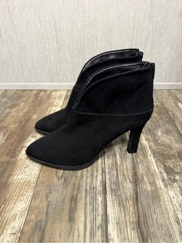 Black High Heel Ankle Bootie Size 9 - Image 10