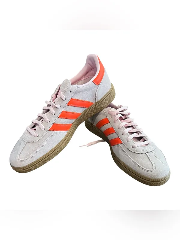 Adidas Originals Handball Spezial Sneakers Pink Orange Gum Sole Women’s US 8 NIB - Image 8