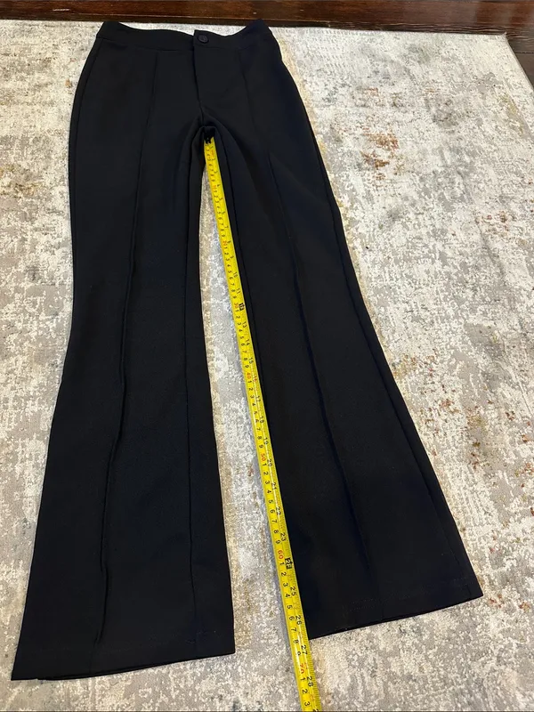SheIn Women’s Black Flared Dress Pants - Image 5