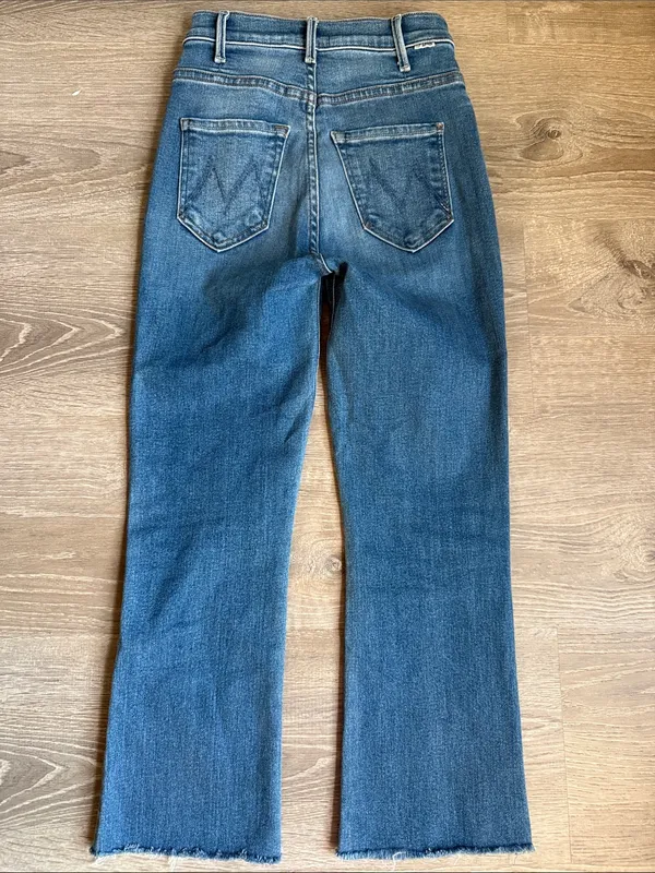 Mother Jeans The Hustler Ankle Fray in Layover 24 - Image 3