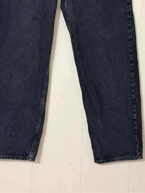 Levi’s Dad Jeans Women’s 29 Black High Rise Straight Leg 100% Cotton - Image 3
