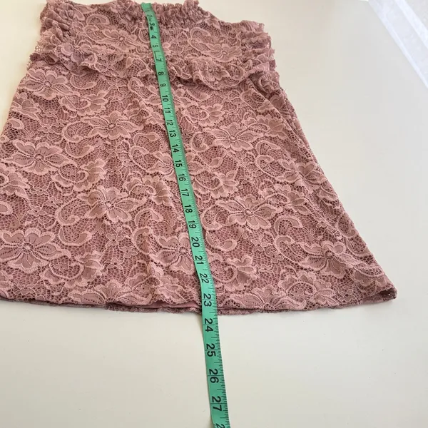 Cable & Gauge Lace Top Sz S Sleeveless‎ Fairy Ballet Core Feminine Y2K Coquette - Image 7