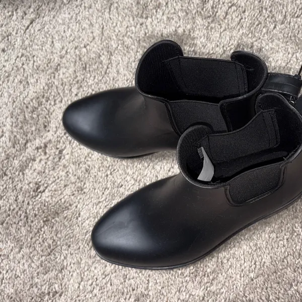 a new day black rain waterproof ankle boots size 7 new - Image 9