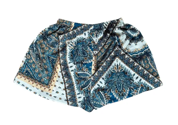 Cider X-small Blue and White Paisley Shorts - Image 7