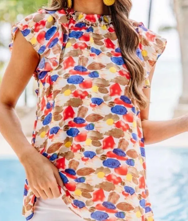Entro NWT It’s Your Way Dot Sleeveless Blouse - Image 7