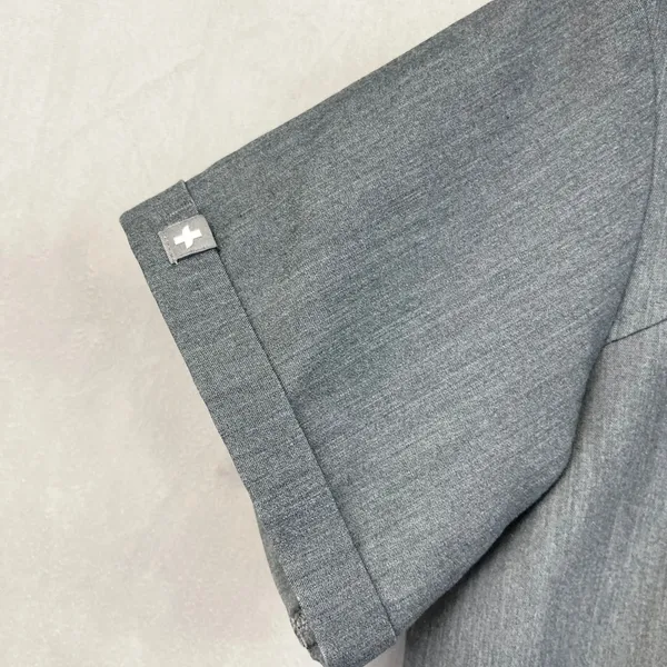 FIGS Technical Collection‎ Cayo Scrub Top Women XXS Grey Stretch Minimal Health - Image 5