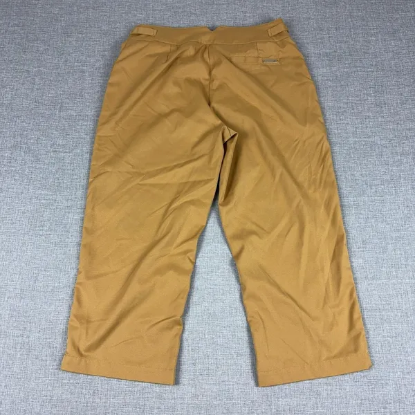 Tail Capri Pants Womens 6 Beige Twill Golf Straight Leg Stretch Pockets Casual - Image 10