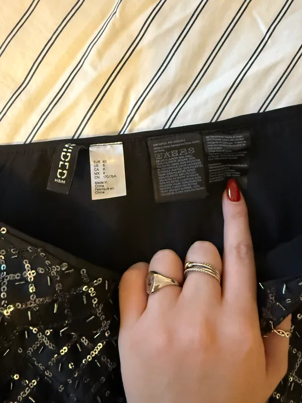 H&M Sequin Skirt - Image 2