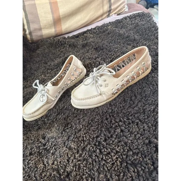 Sperry Top siders off white size 9M - Image 7