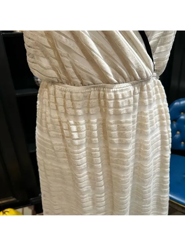 Anthropologies Maeve Racerback Sheer Maxi Dress Size Medium - Image 4
