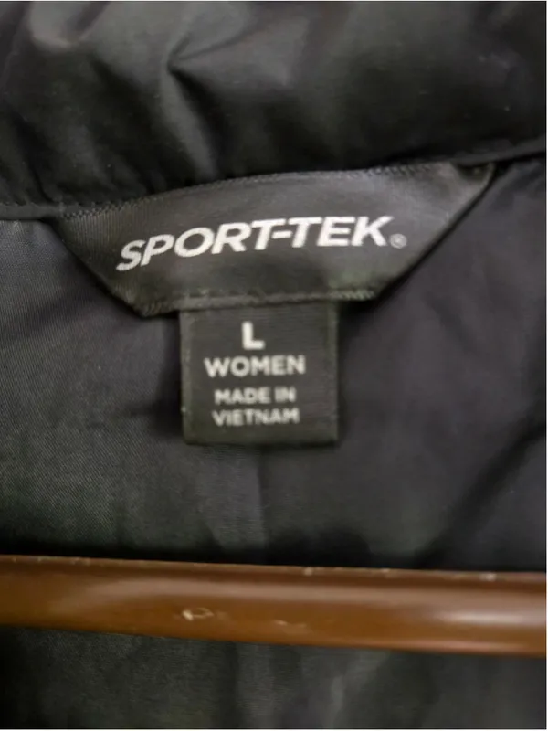 SPORT-TEK Women’s L Black Insulated Quilted Jacket - Image 3