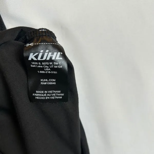 Kuhl Womens Black V Neck Short Sleeve T Shirt‎ Top Size M Casual - Image 4