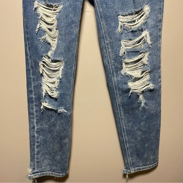 American Eagle Mom Jeans Stretch high rise Distressed - Image 5