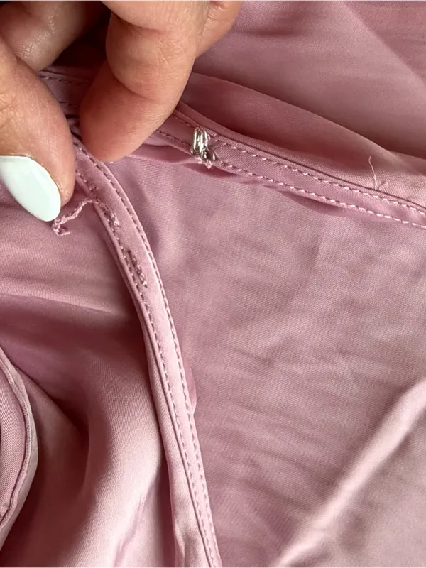 Elegant Plus Size Blush Pink Women's Blouse XXL Wedding Formal Occasion Top Chic - Image 4