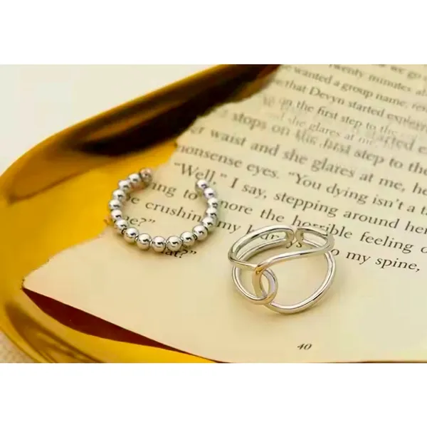 NEW Knot‎ Ring, 925 Sterling Silver Adjustable - Image 4
