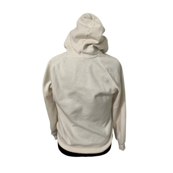 The North Face Half Dome Hoodie Women's M Cream Ivory Logo Pullover Sweatshirt - Image 5