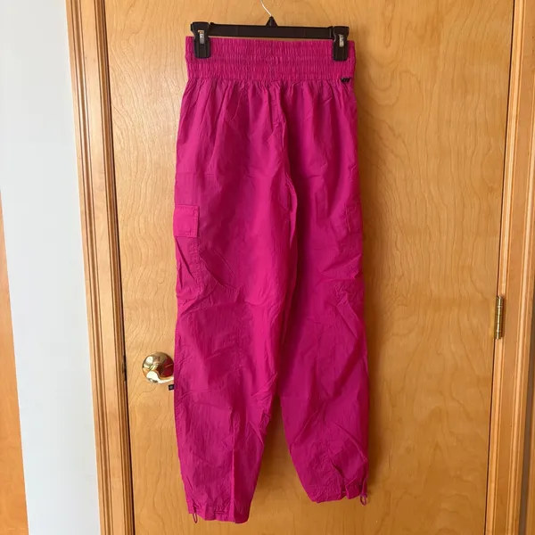 Athleta Alicia Keys Utility Pant Womens 0 Pink High Waist Cargo Jogger Nylon - Image 4