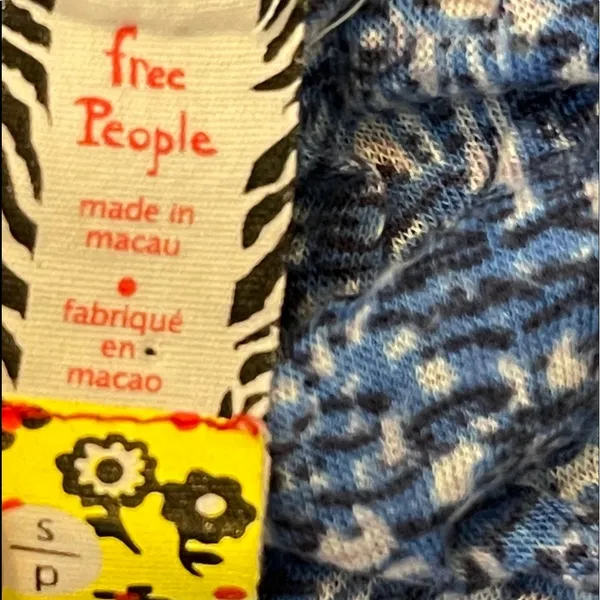 Free‎ People Racerback Tank Top Blue - Image 6