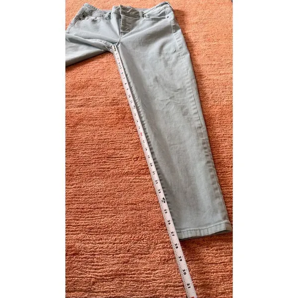 Liverpool Remy Ankle Skinny Jeans US 10 Slate Blue Stretch NWOT - Image 6