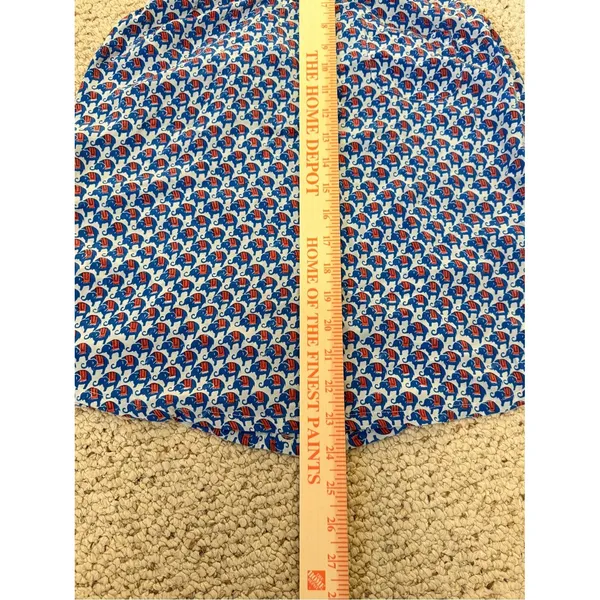 Joie 100% Silk Blue Animal Print‎ Racerback Tank Top Medium Layering Boho - Image 6