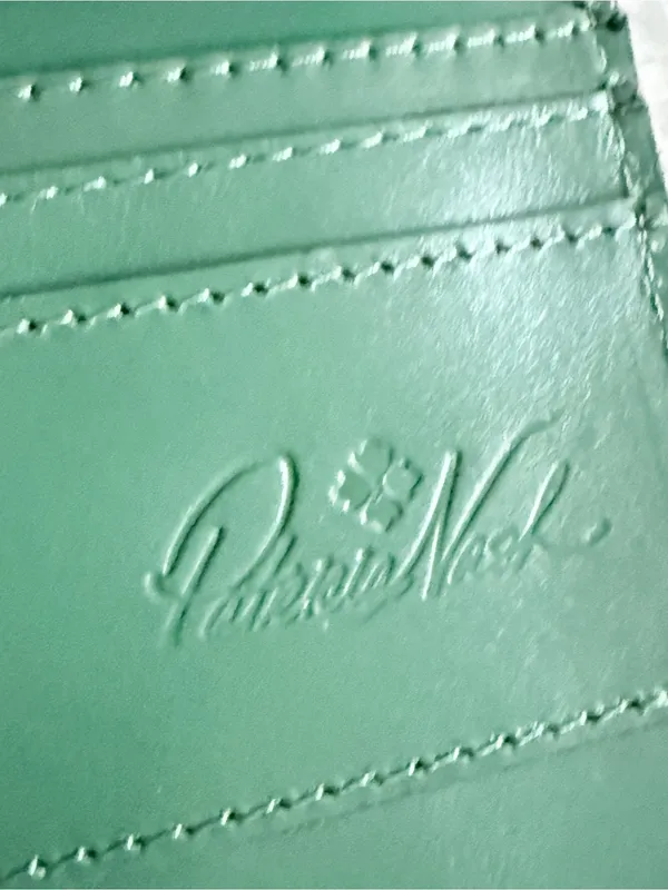 elegant Cauchy Wallet from Patricia Nash green tooled floral-embossed leather. - Image 8