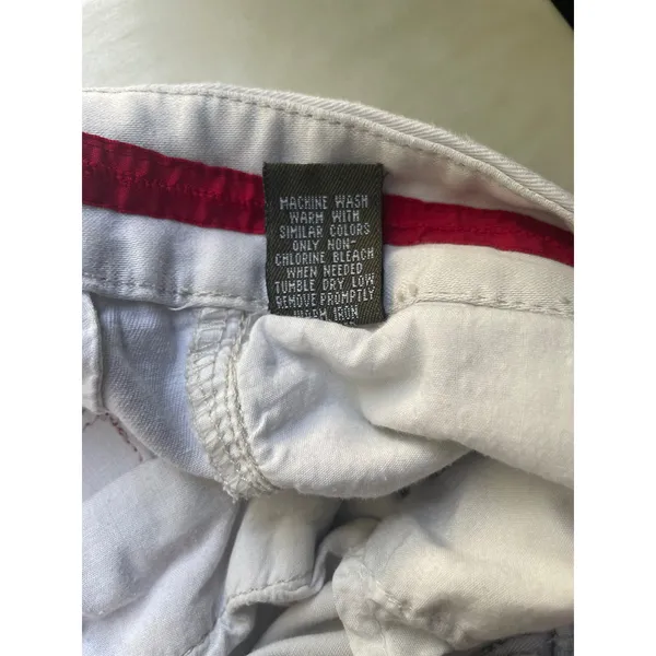 Vintage y2k Abercrombie & Fitch Womens Low Rise Bootcut Khaki Chino Pants Size 8 - Image 4