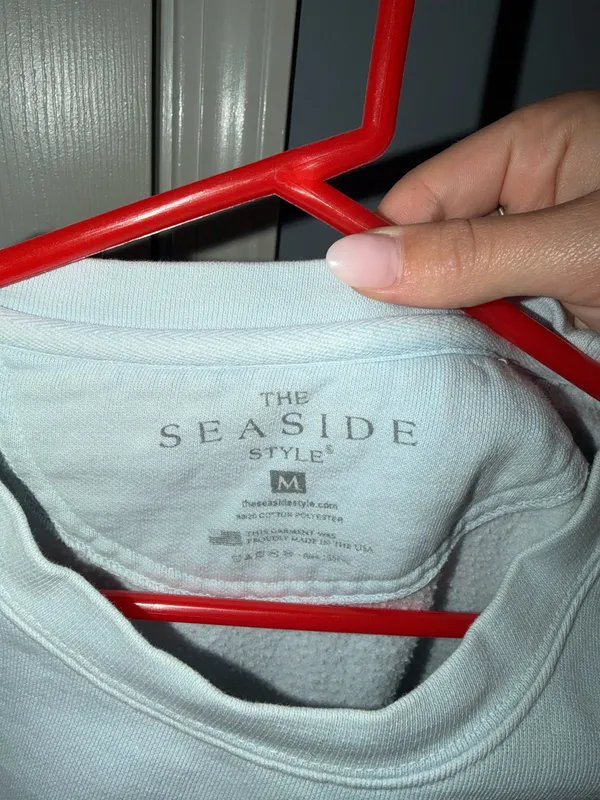 The Seaside Style Pale blue sweatshirt - Image 3