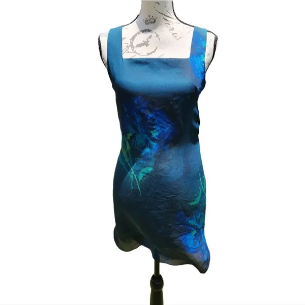 Haute Hippie 46G Sleeveless Silk Cowl Open‎ Draped Back Cocktail Dress XS - Image 5