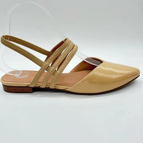 Journee Collection Sandal Womens 7 Tan Brinnery Ballet Flat Sandals‎ - Image 3