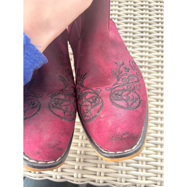 Roper Riley Scroll Embroidered Faux Leather‎ Cowboy Boots 8.5 country concert - Image 8