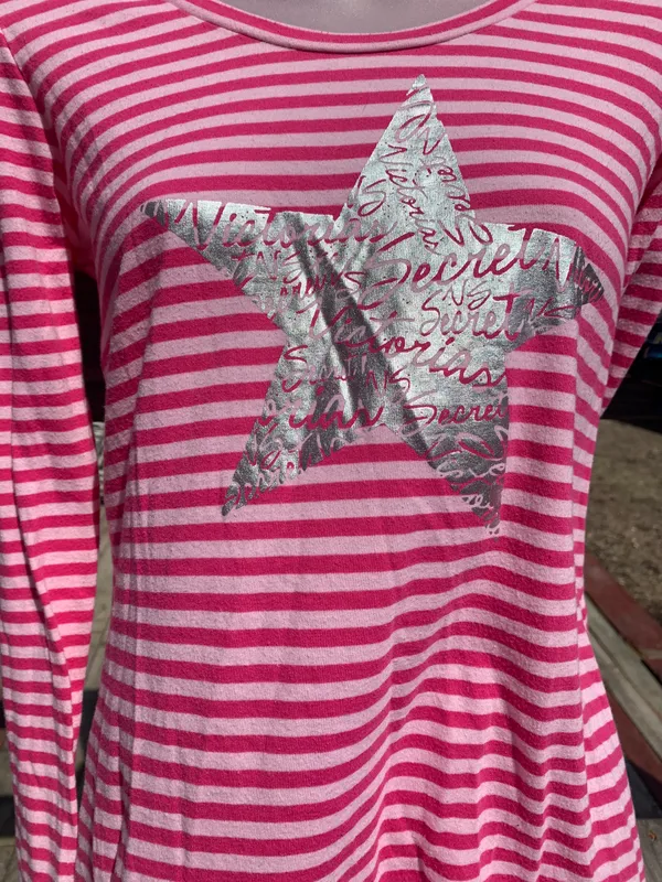 Victoria’s Secret Y2K Striped Nightie Small - Image 4