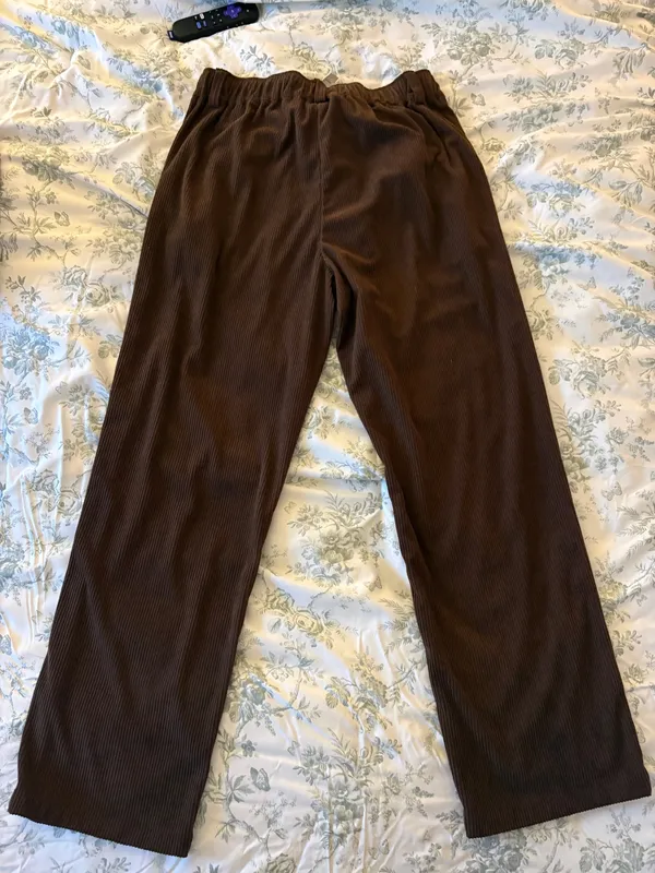  Halara Corduroy Pants in Dark Brown - Image 2