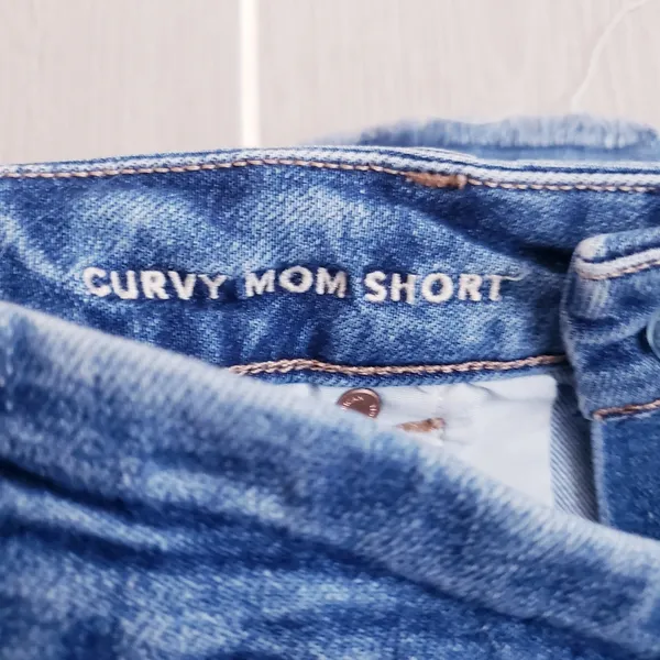 American Eagle Curvy Mom Short Distressed Denim Jean - Image 7