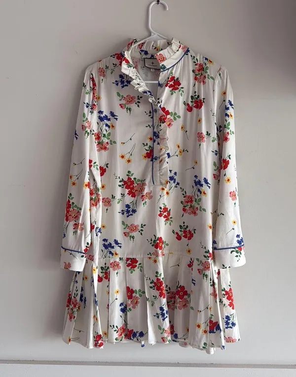 Tuckernuck Floral Long Sleeve Dress S - Image 2