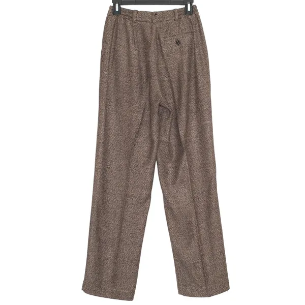 Orvis Dress Pants Straight Flat Front‎ Minimalist Preppy Professional Brown 6 - Image 4