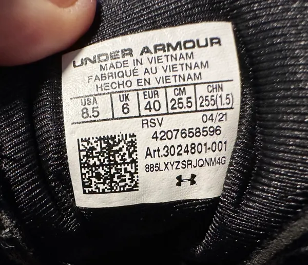 Under Armour Charged Breathe Lace “Black Violet Green” - Image 6