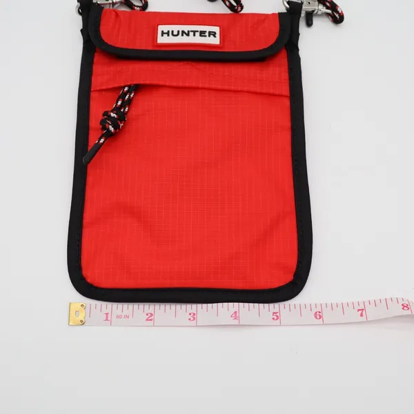 Hunter Orginal Packable Womens Phone Pouch Arc Red Crossbody Strap Travel - Image 2