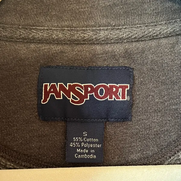 Jansport Black WSU Cougars Quarter-Zip Sweatshirt - Image 2