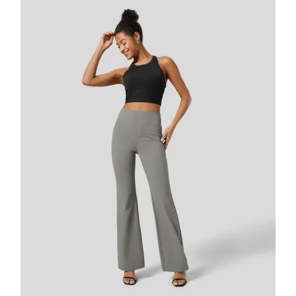 Halara‎ Flex High Waisted Back Side Pocket Slight Flare Work Pants Extra Small P - Image 10