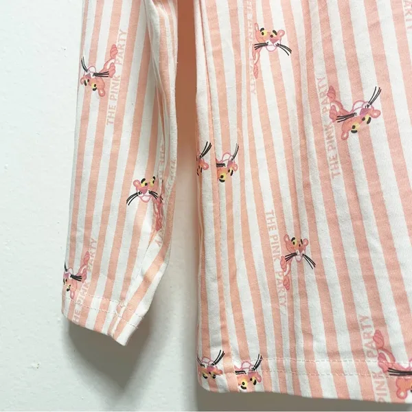 New! Pink Panther Long Sleeved Crew Neck Shirt - Image 2