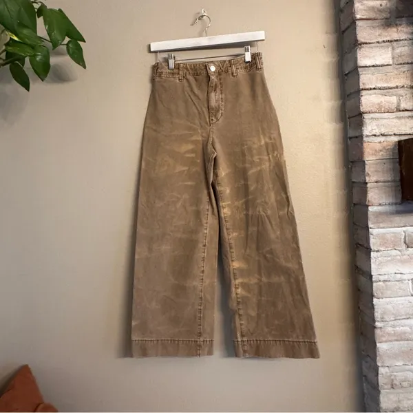 ANTHRO | Pilcro‎ James Cropped Wide-Leg Pants - Image 2
