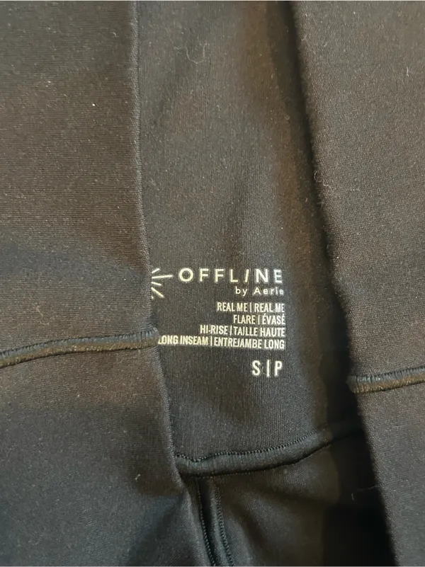 OFFLINE By Aerie Real Me High Waisted Crossover Flare Legging - Image 4